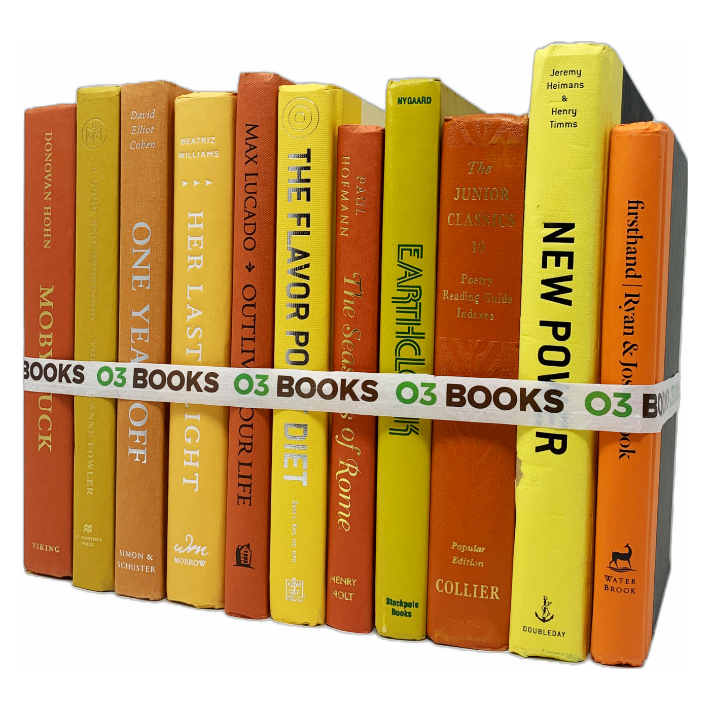 Orange & Yellow Decorative Books