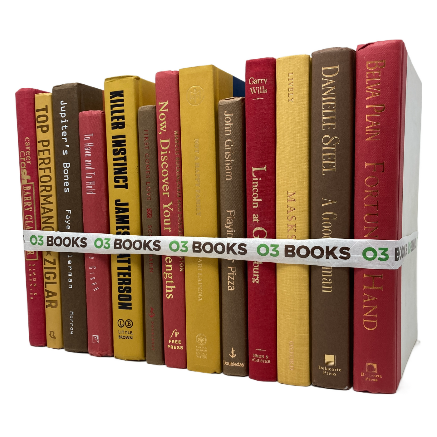 Red Rock Canyon Decorative Books Red Yellow and Brown
