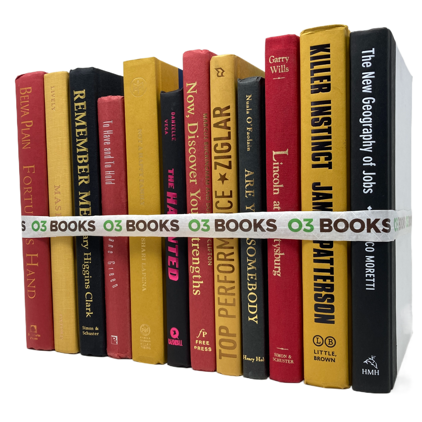 Ruby Coast Decorative Books Red Yellow and Black