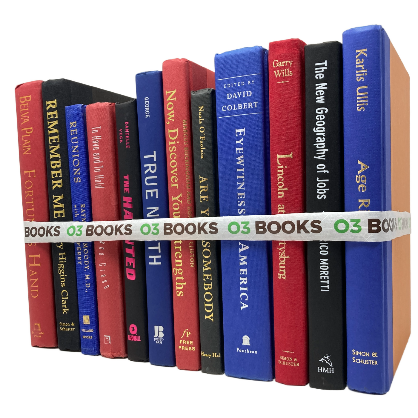 Brownstone Decorative Books Red Black and Violet
