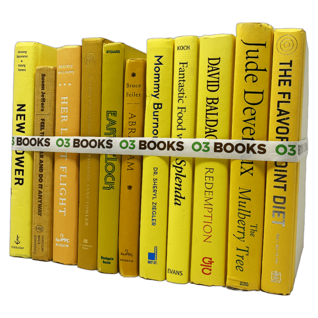 Yellow Decorative Books