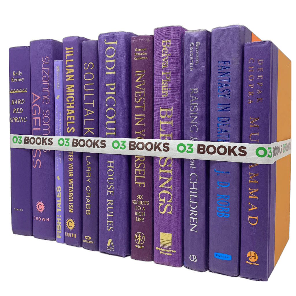 Purple Decorative Books
