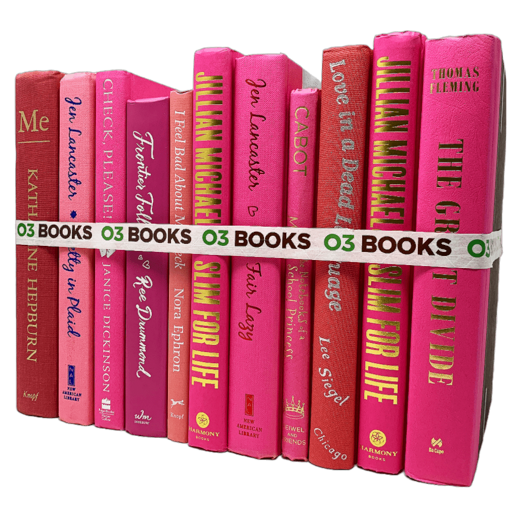 Pink Decorative Books